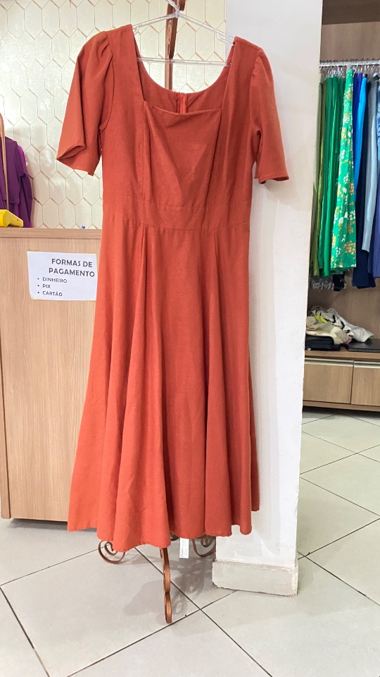 Vestido no linho