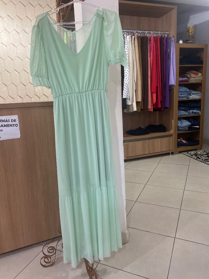 Vestido no tule