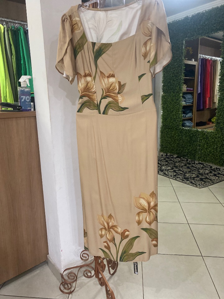 Vestido curto estampado