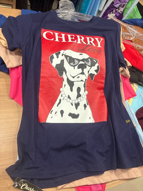Blusa malha T-shirt c/figura