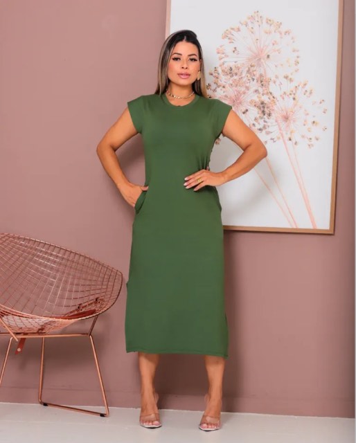 Vestido na malha moleton